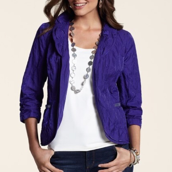 Chico's Jackets & Blazers - ⬇️CLEARANCE⬇️ Chico’s Shiny Sophistication Sharon Jacket